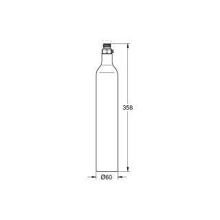 GROHE Blue usługa wymiany wkładów CO<sub>2</sub> 425 g (4 sztuki)