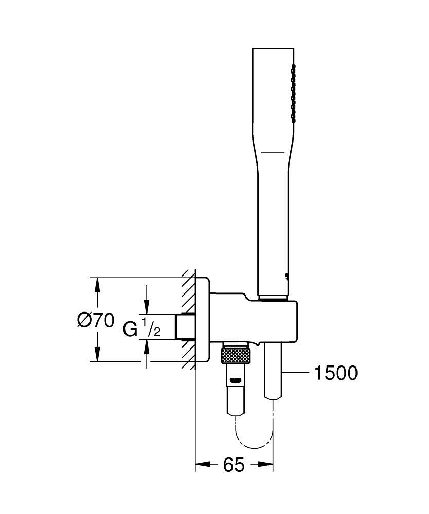 ЧертежGrohe Euphoria Cosmopolitan (27369000)