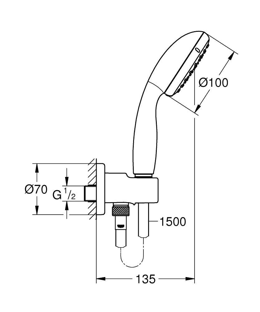 ЧертежGrohe Relexa (28964001)