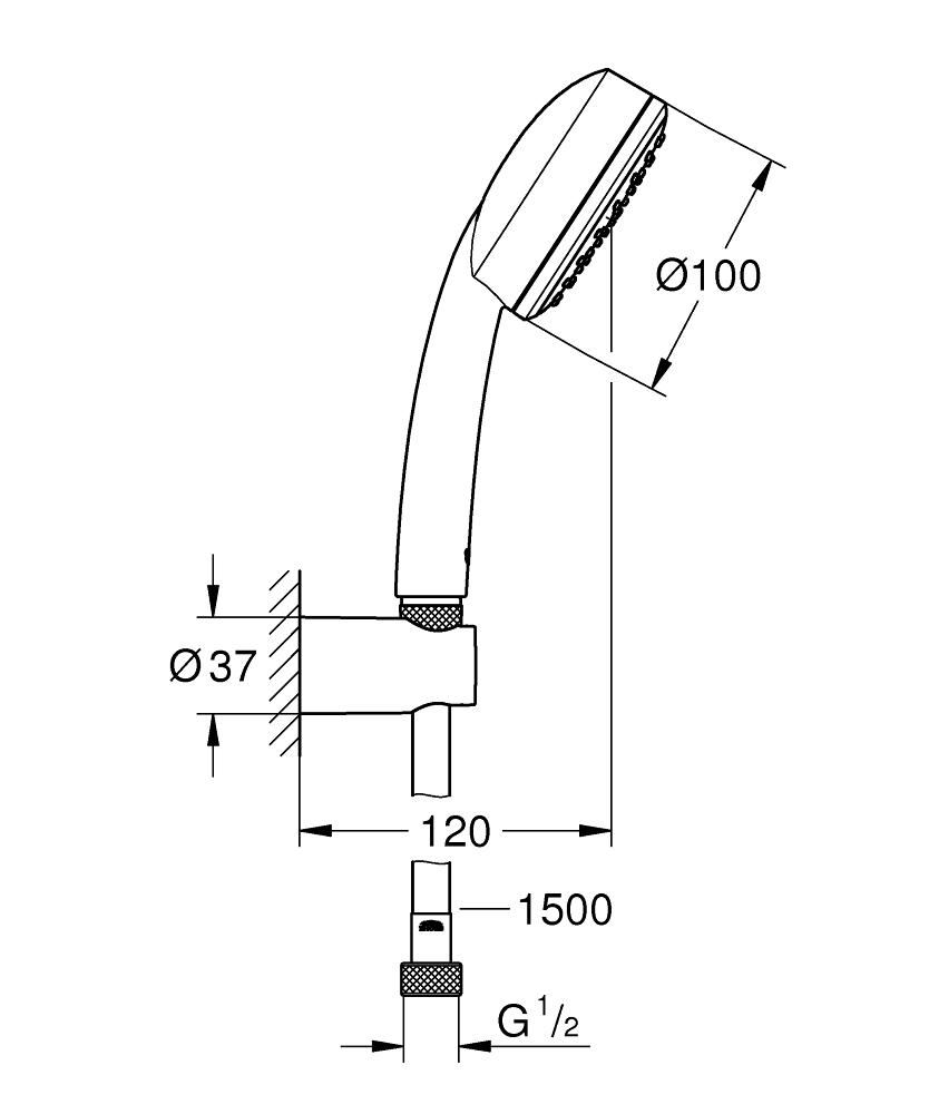 ЧертежGrohe Relexa (28964001)