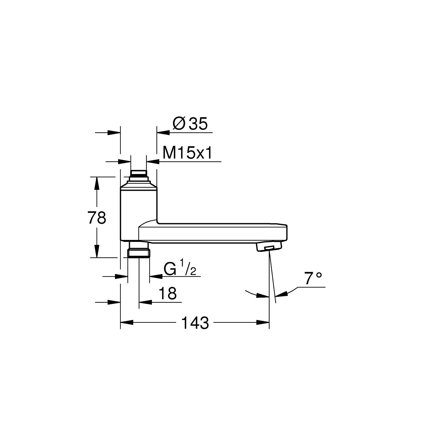 Swivel spout with built-in diverter 5