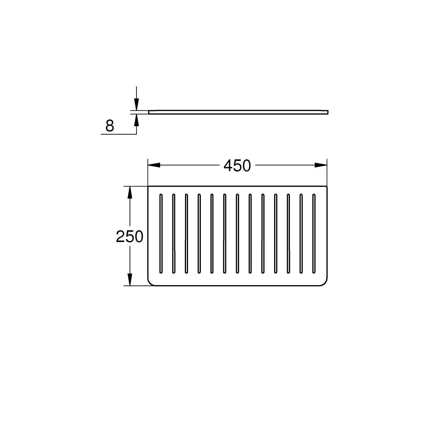 Abtropfablage, S-Size