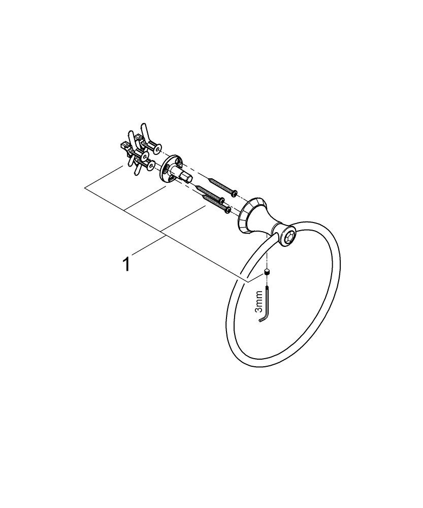 Kensington Towel ring GROHE