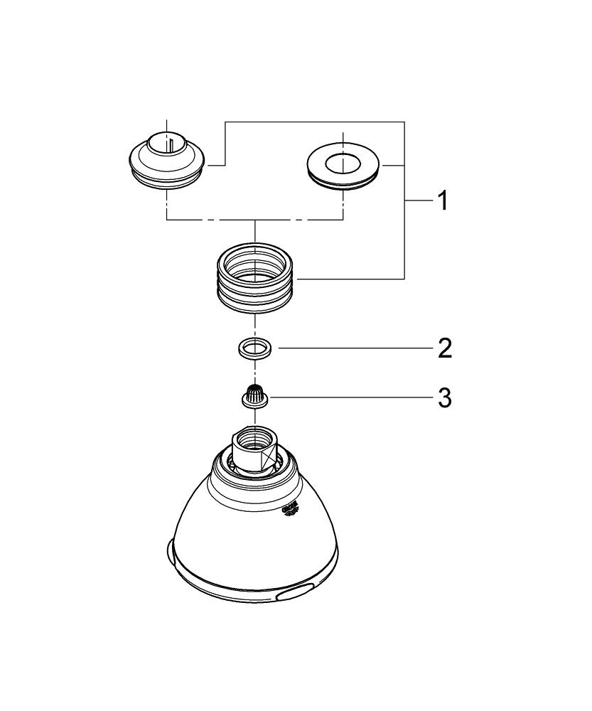 Movario 100 Five Head shower 5 sprays GROHE
