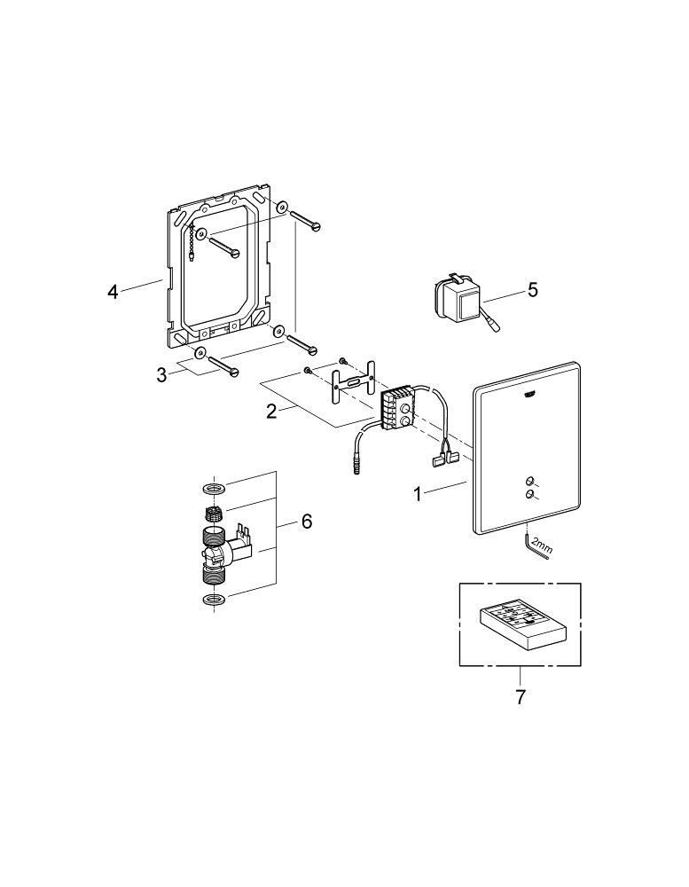 Tectron Skate Infrarouge Electronique Pour Urinoir GROHE