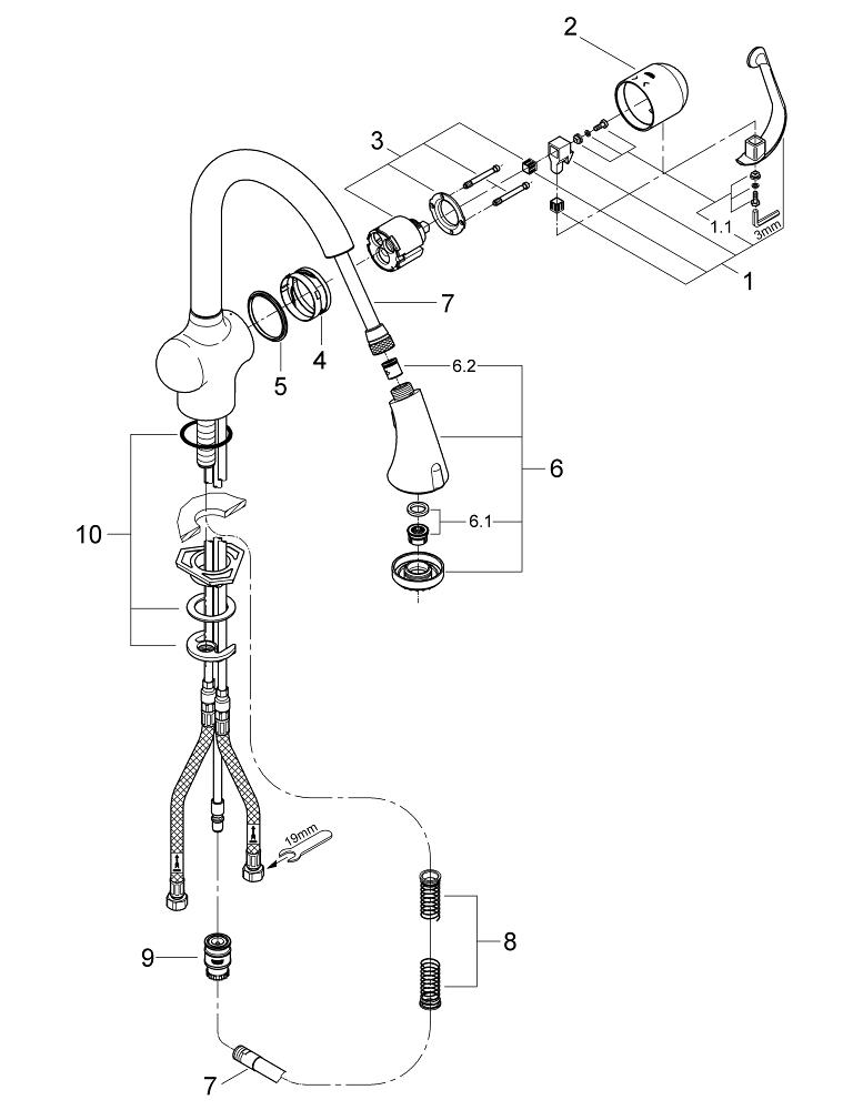 Grohe Kitchen Faucet Gasket Wow Blog