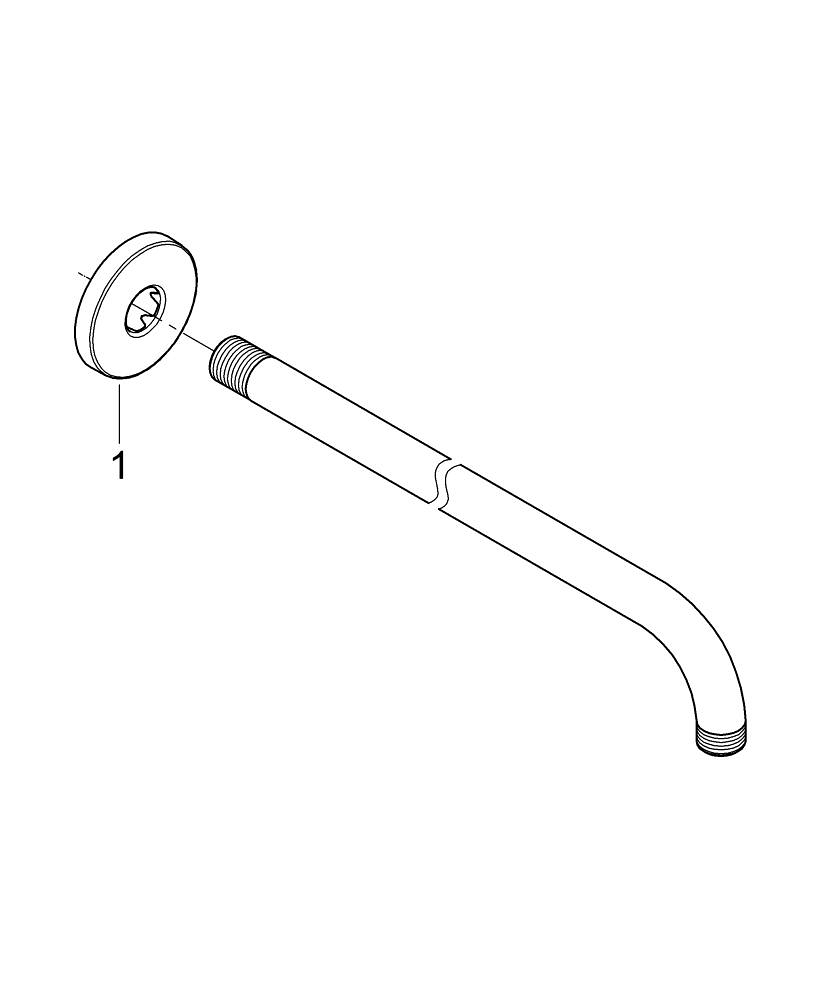 GROHE 26459000 - Hoofddouche EUPHORIA 260 380 mm glanzend chroom