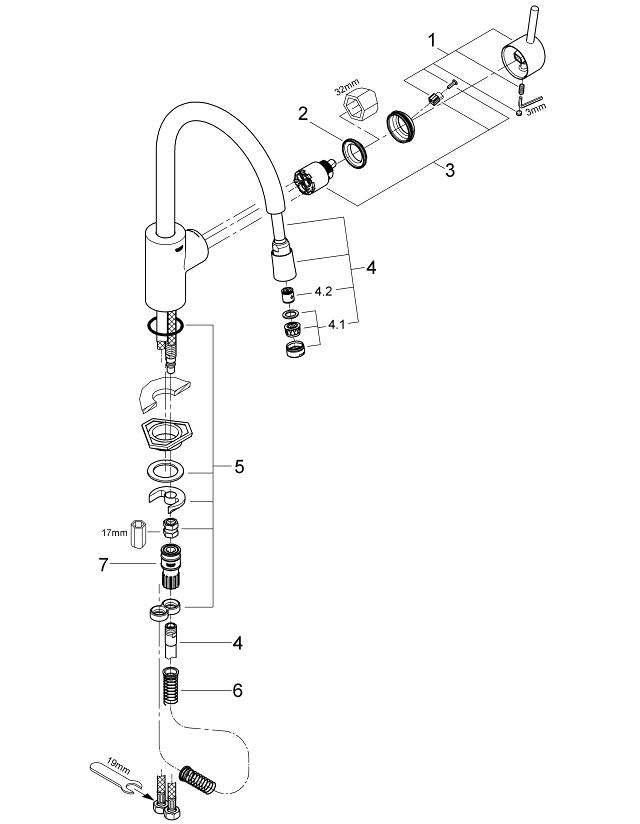 Concetto Single-lever sink mixer 1/2″ | GROHE