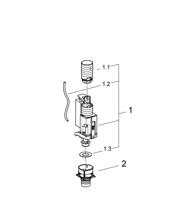 Dual flush valve set | GROHE