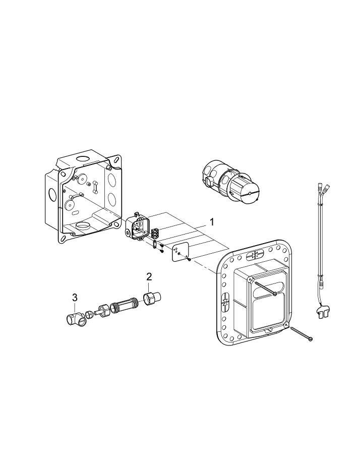 Короб для панели смыва grohe 66791000