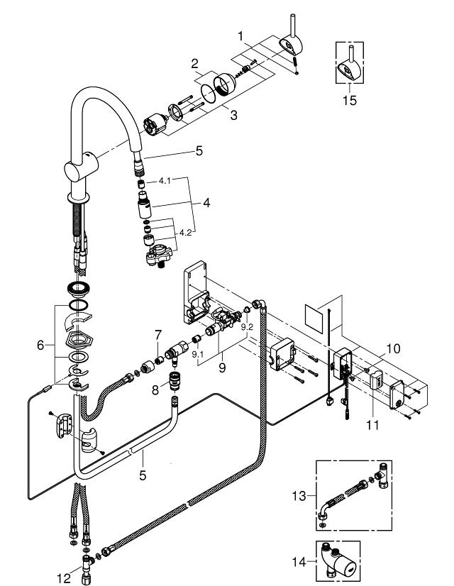 Flair Touch Electronic single-lever sink mixer 1/2″ | GROHE