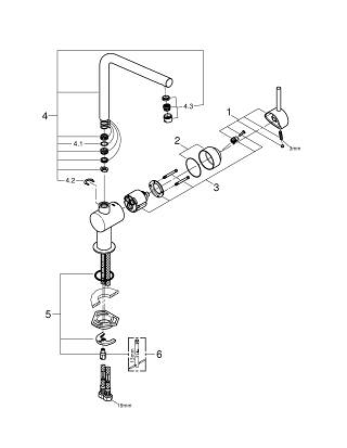 Minta Single-lever sink mixer 1/2″ | GROHE