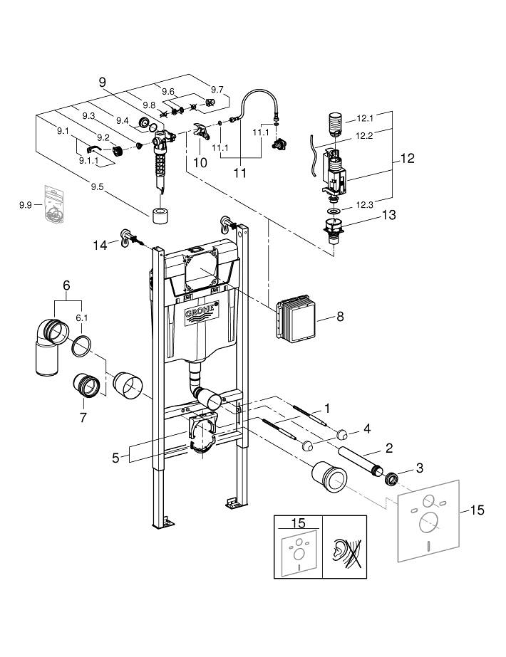 Reglage Chasse D Eau Grohe Rapid Sl
