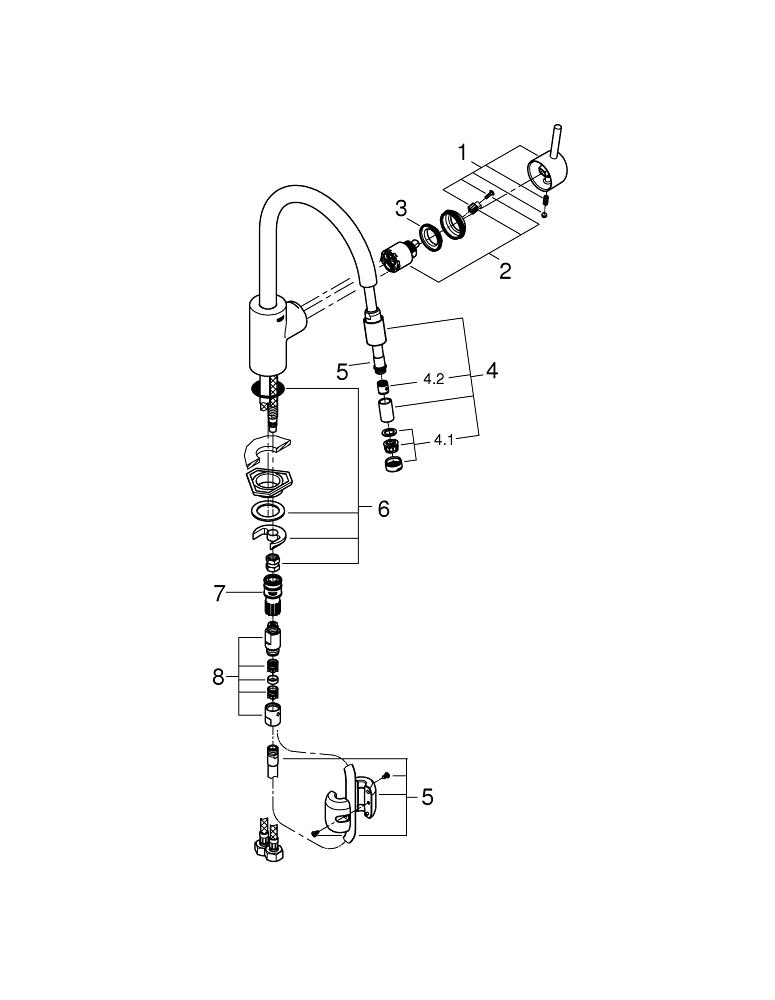 Concetto Single-lever sink mixer 1/2″ | GROHE