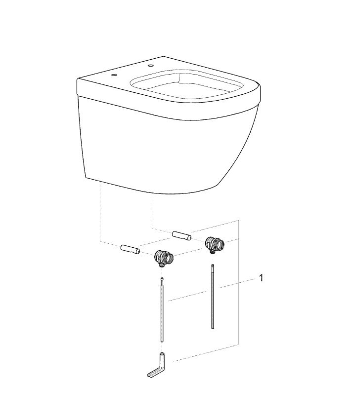 Euro Ceramic Wall hung compact WC | GROHE