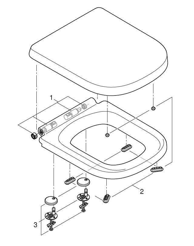 Réparer Frein De Chute Abattant Wc Grohe