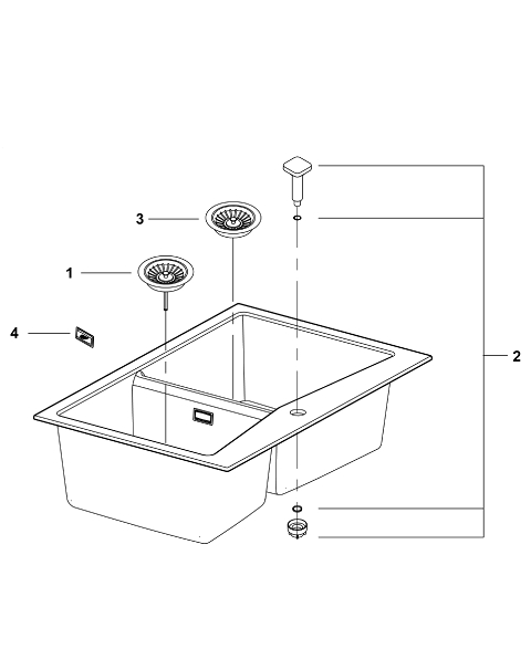 K700 Composite sink | GROHE
