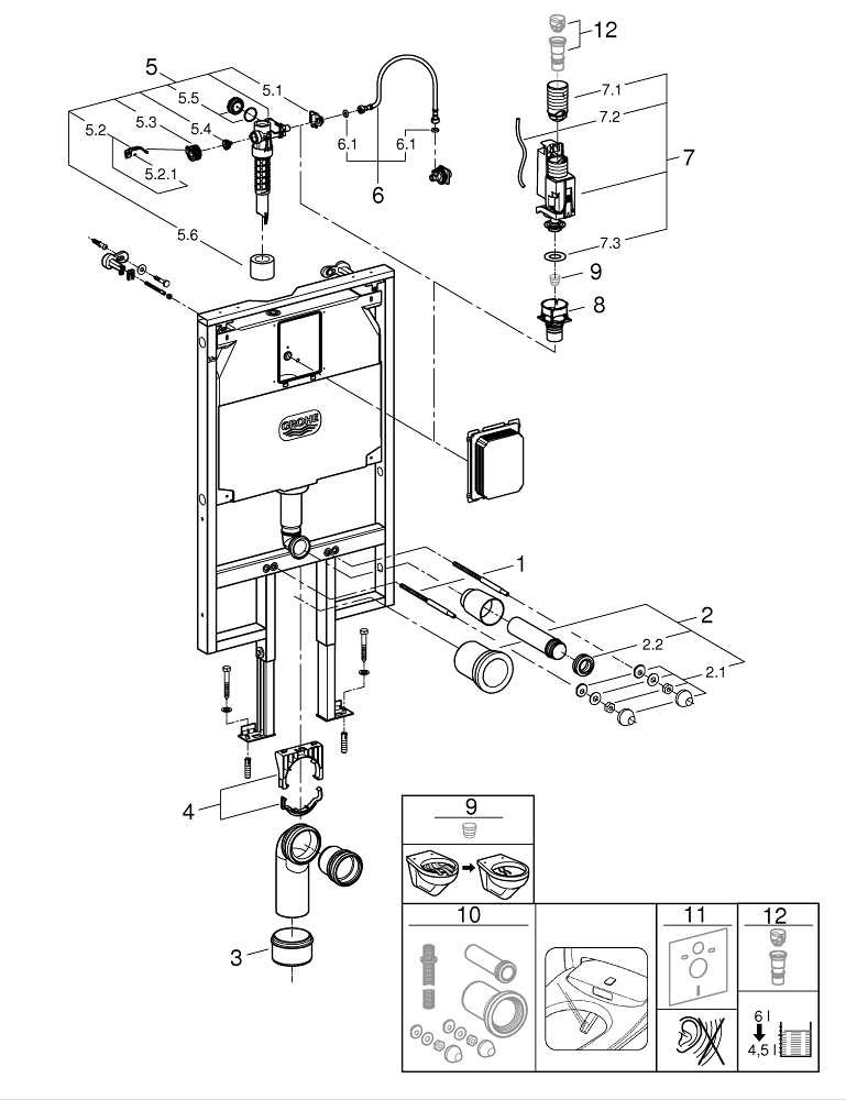 Reglage Chasse D Eau Grohe Rapid Sl
