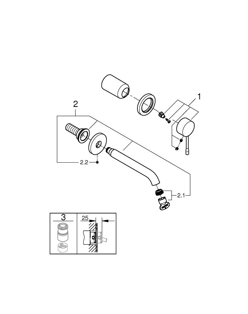 Grohe m size