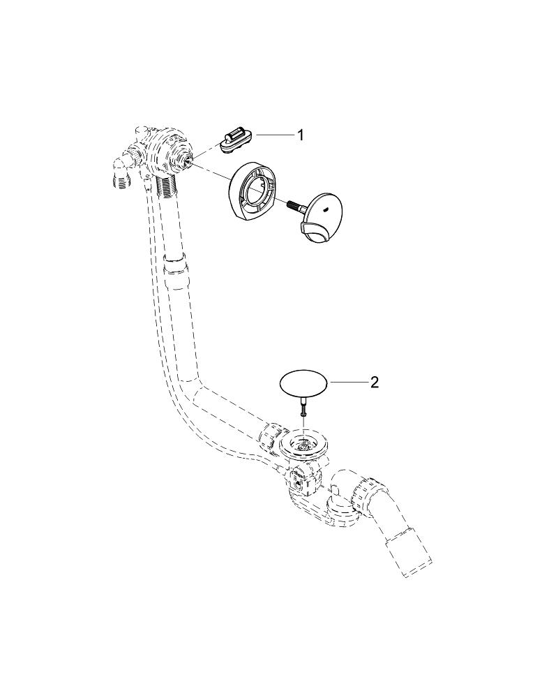 Talentofill Wannenfüll-, Ab- und Überlaufgarnitur | GROHE