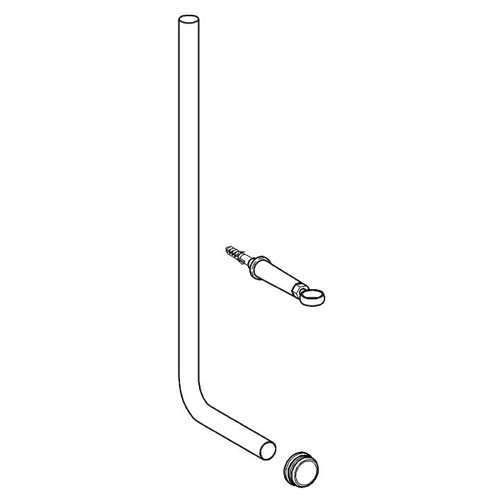 No Collection - GROHE Yıkama borusu ölçü ve teknik çizim