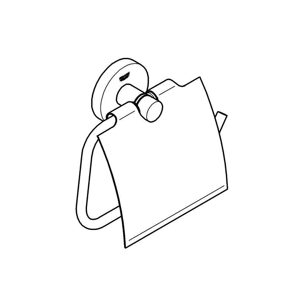 Essentials Tuvalet kağıtlığı teknik çizim