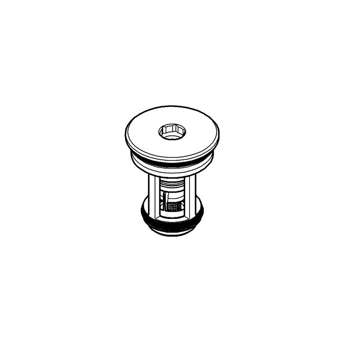 No Collection - GROHE Emniyet kombinasyonu (EN 1717) ölçü ve teknik çizim