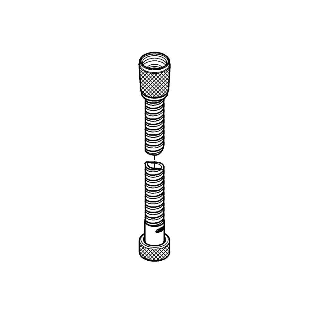 Metal Duş Hortumu teknik çizim
