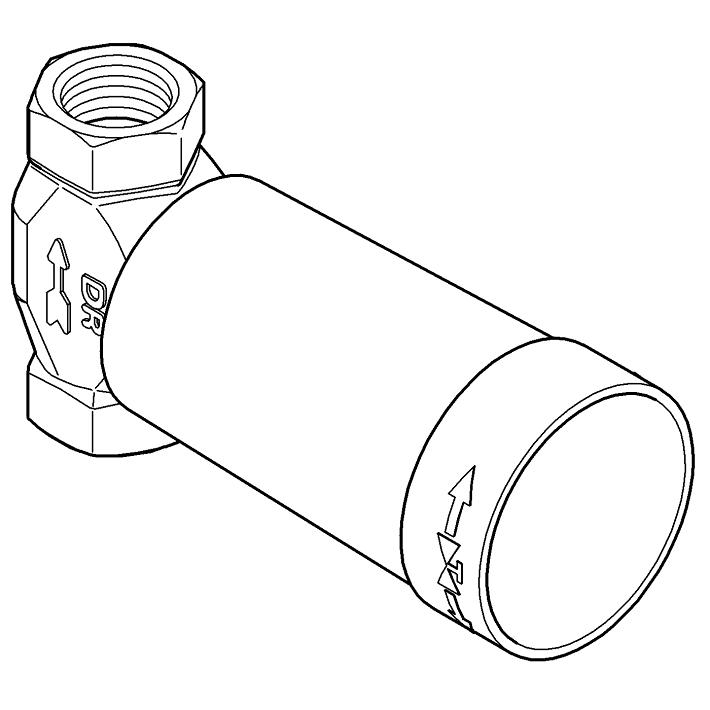 No Collection - GROHE Gömme valf ölçü ve teknik çizim