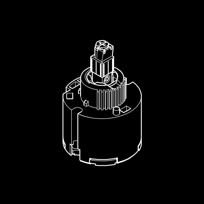 No Collection - GROHE Kartuş ölçü ve teknik çizim