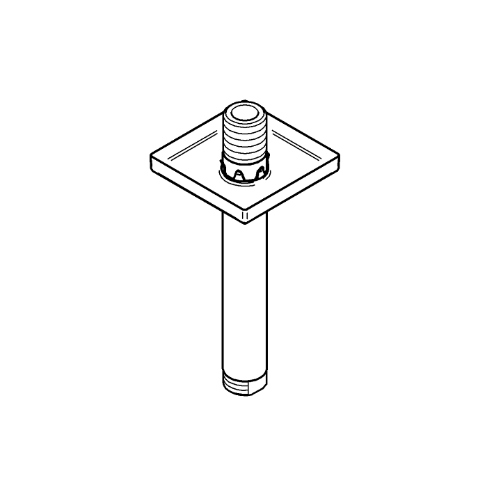 Rainshower Duş başlığı dirseği 142 mm ölçü ve teknik çizim