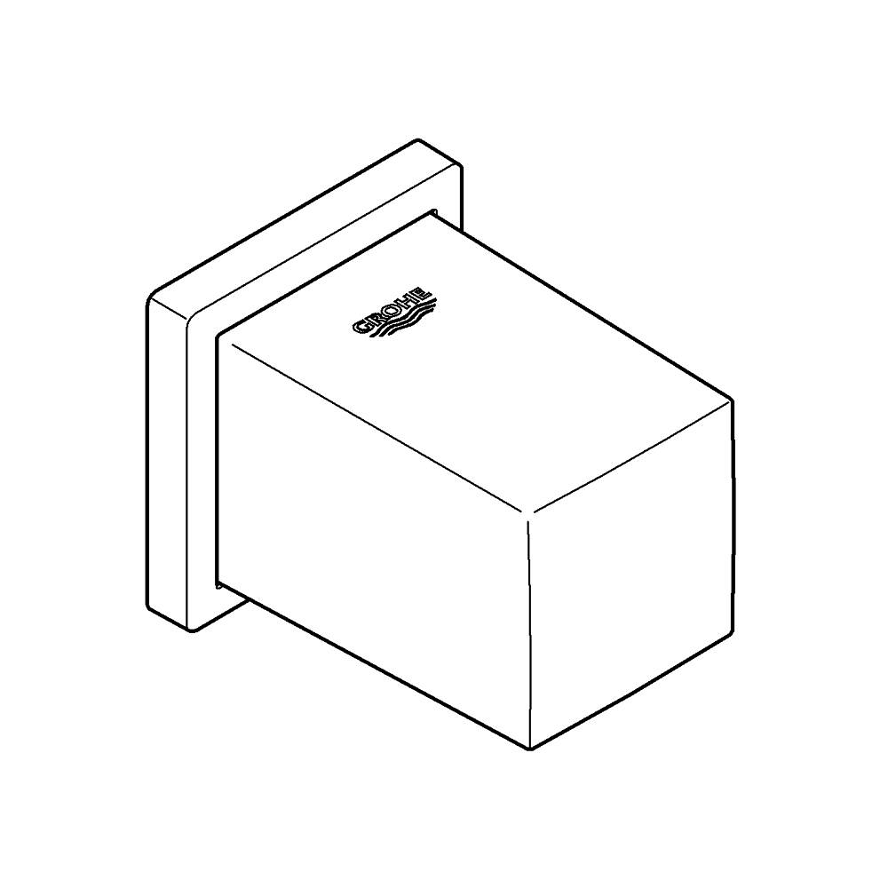 Euphoria Cube Askılı duş çıkış dirseği teknik çizim