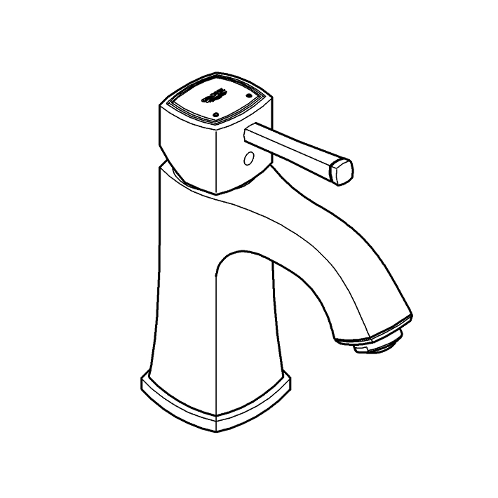 Grandera Einhand-Waschtischbatterie, 1/2