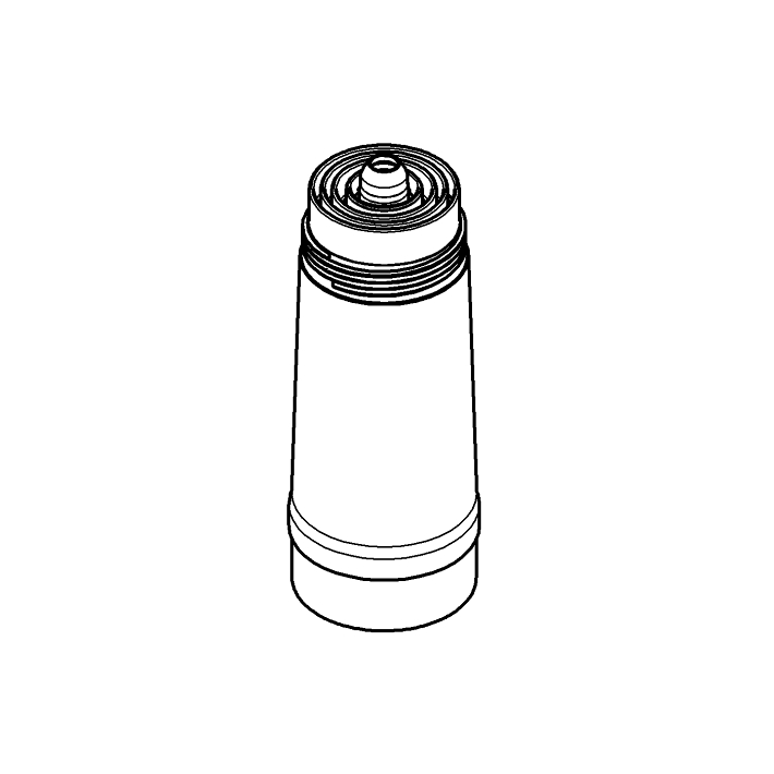 GROHE Blue Activated carbon filter ölçü ve teknik çizim