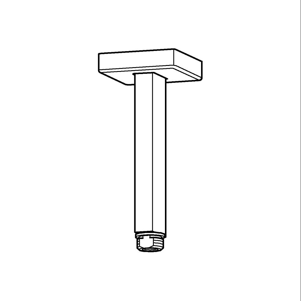 Rainshower Duş başlığı dirseği 154 mm teknik çizim