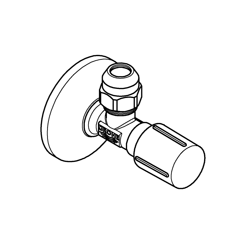 Angle Valves Ara musluk 1/2" teknik çizim