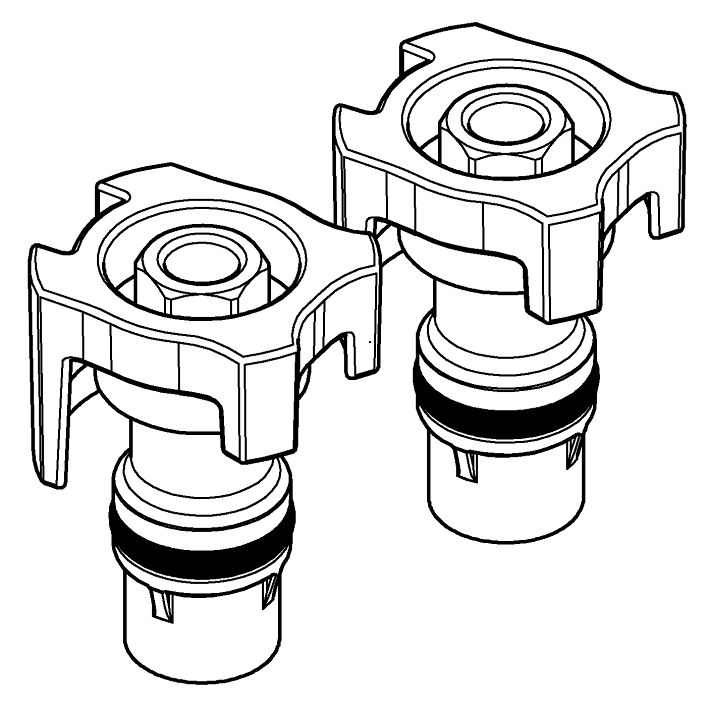No Collection - GROHE Su akışı engelleyici ölçü ve teknik çizim