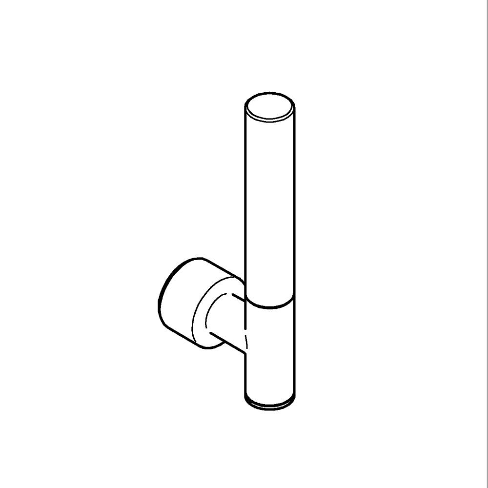 Beyaz Attika Caesarstone malzemesinden yapılmış çubuklar teknik çizim