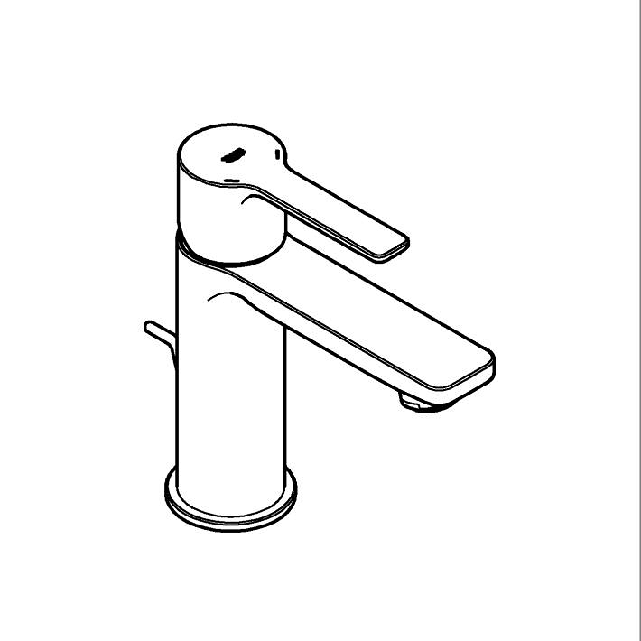Lineare Einhand-Waschtischbatterie, 1/2
