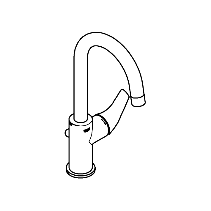 BauFlow Einhand-Waschtischbatterie, 1/2