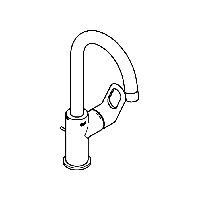 BauLoop Einhand-Waschtischbatterie, 1/2
