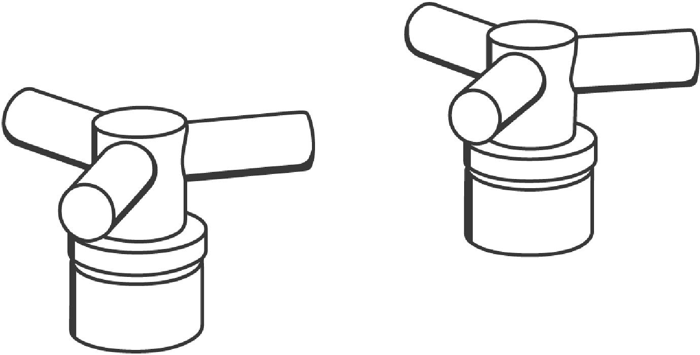 Atrio Classic Trio spoke handles teknik çizim