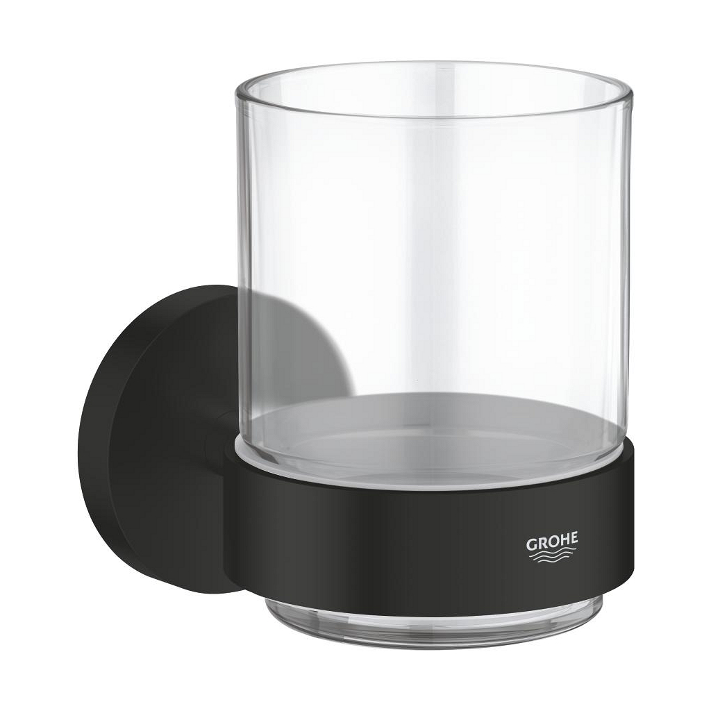 Essentials Crystal glass with holder | GROHE