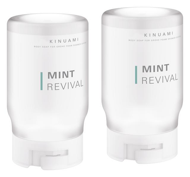 Kinuami Mint - Verfrissende Shower Foam - 2 x 250 ml (voor GROHE Purefoam)