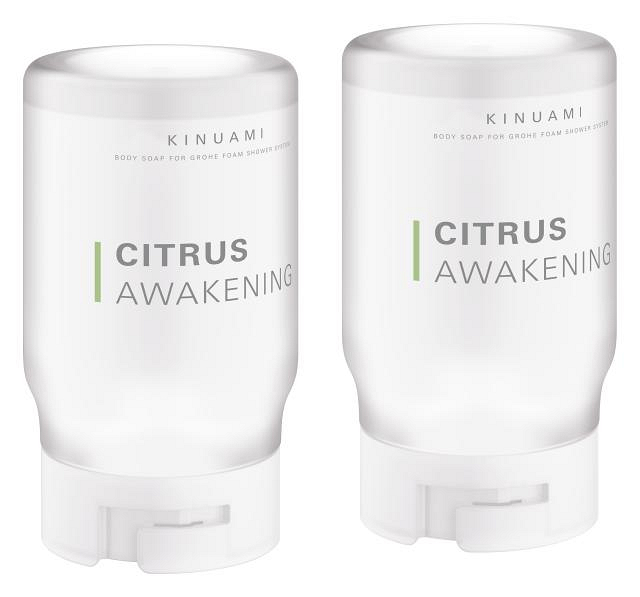 Kinuami Citrus - Verkwikkende Shower Foam - 2 x 250 ml (voor GROHE Purefoam)
