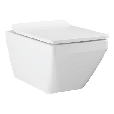 Euro Ceramic 2.0 Wall hung WC set soft square