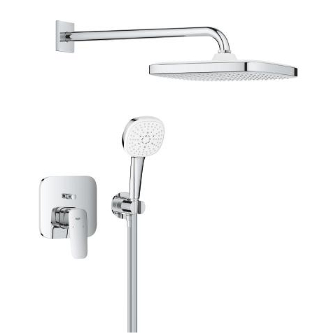 Concealed shower system with Tempesta 250