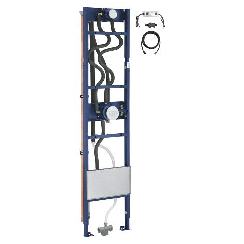 Element for duo concealed shower installation
