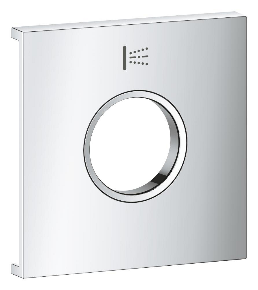 Exchangeable metal plate with symbol "body spray"