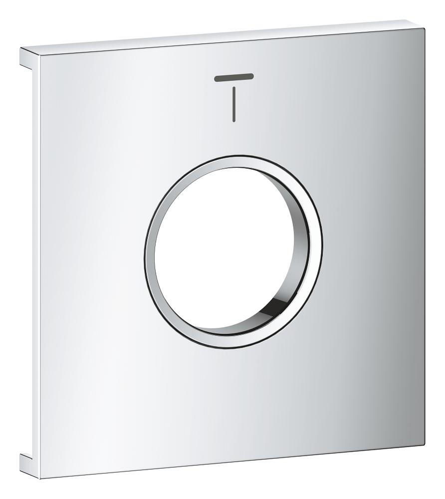 Exchangeable metal plate with symbol "head shower 4"